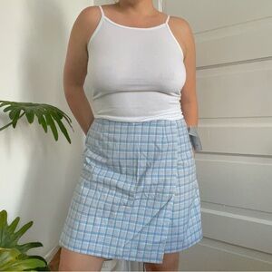 Vintage Plaid Skort